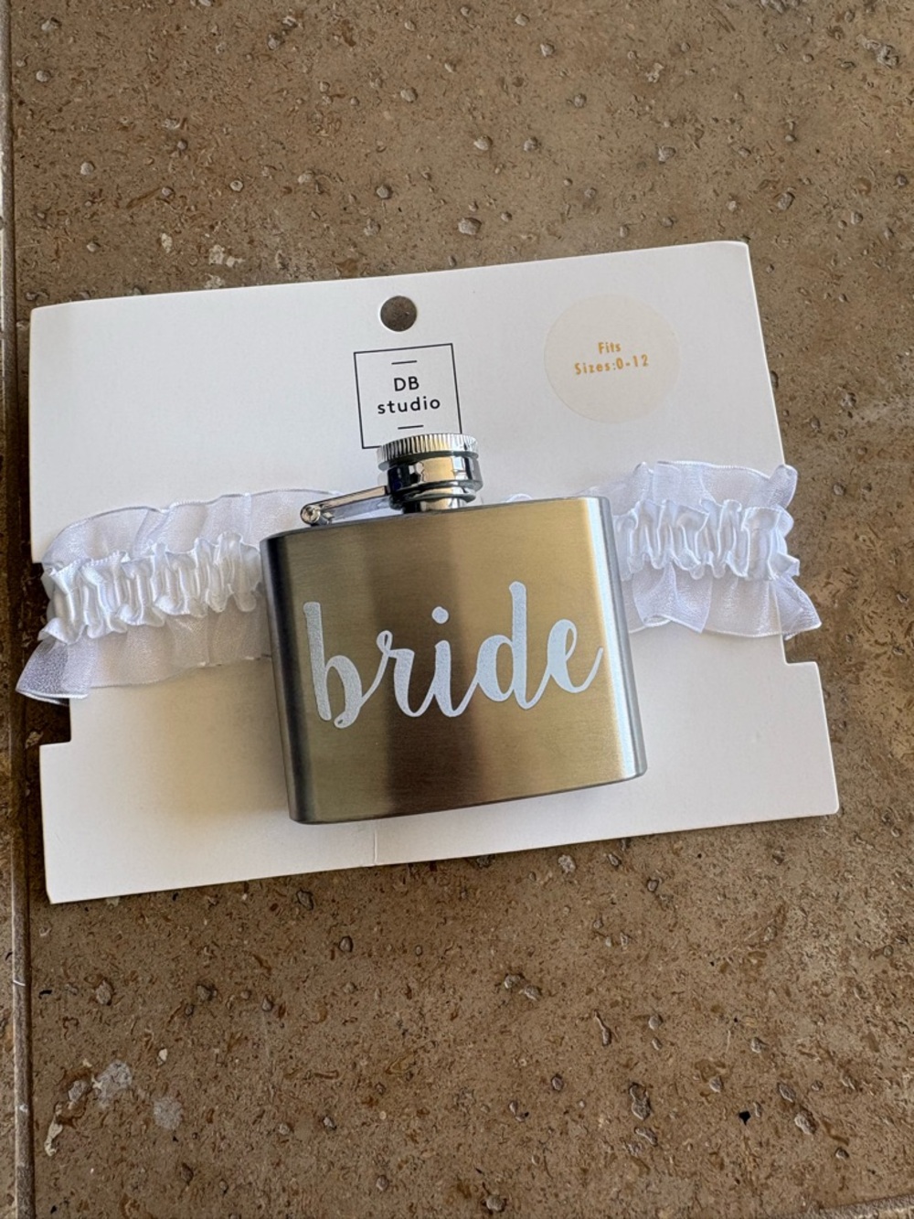 Bride Stainless Steel Flask Garter